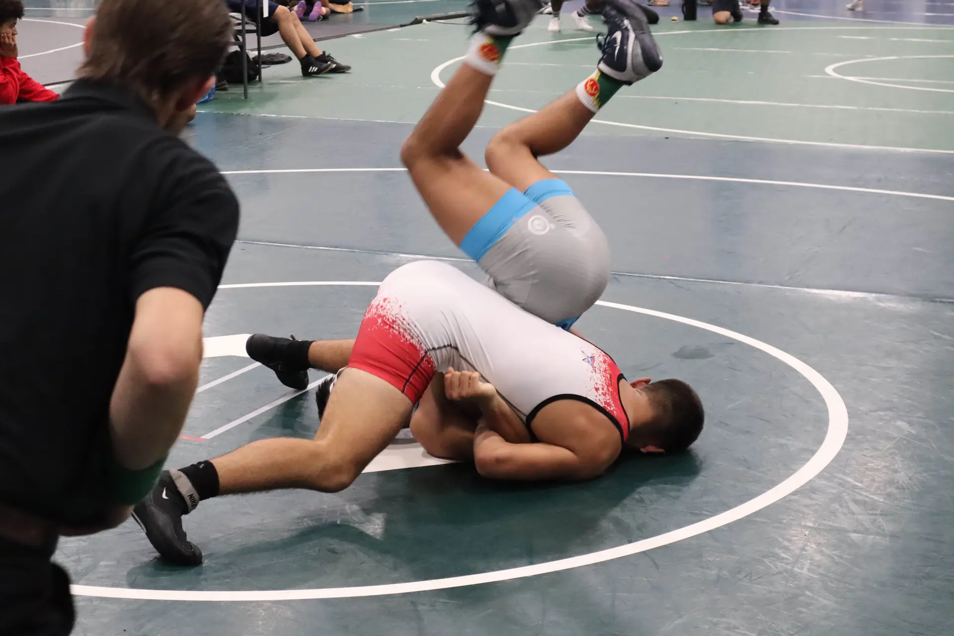 Wrestling practice
